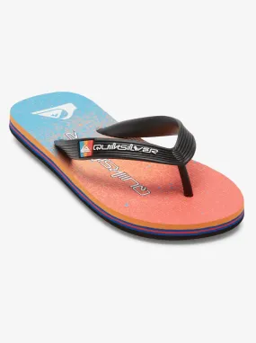 Boys 8-16 Molokai Art Ii Sandals - Blue/Blue/Orange