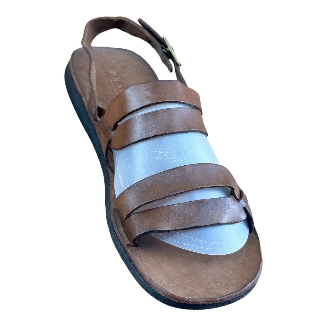 Brador Vero Cuoio Sandals Vintage effect Men Brown eather 8.5-9| 42