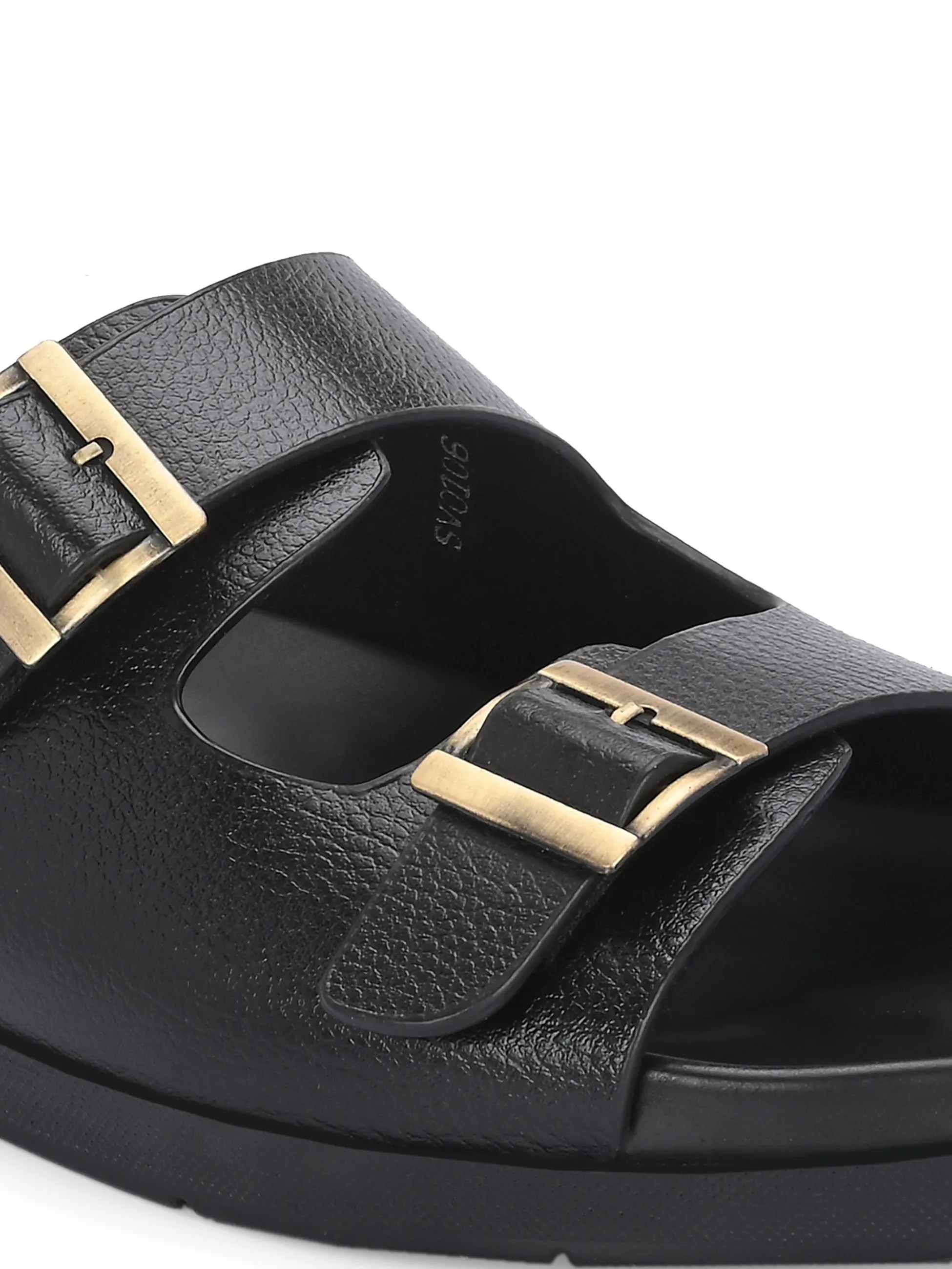 Brick Black Recovery Sandals