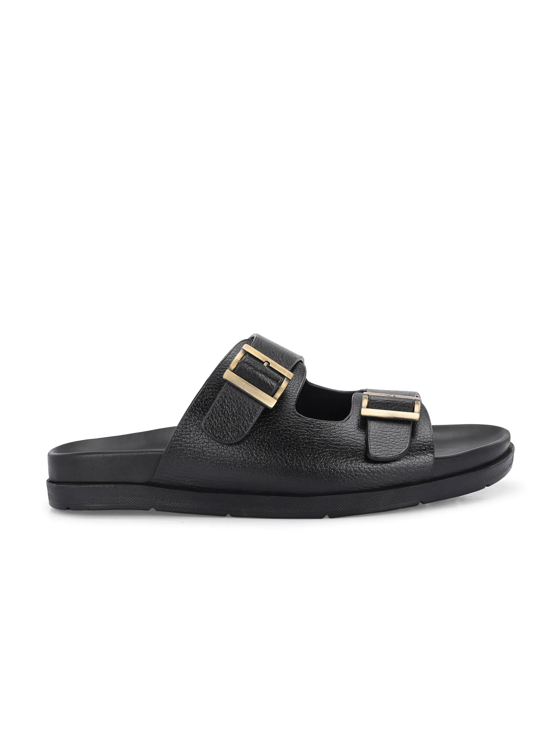 Brick Black Recovery Sandals