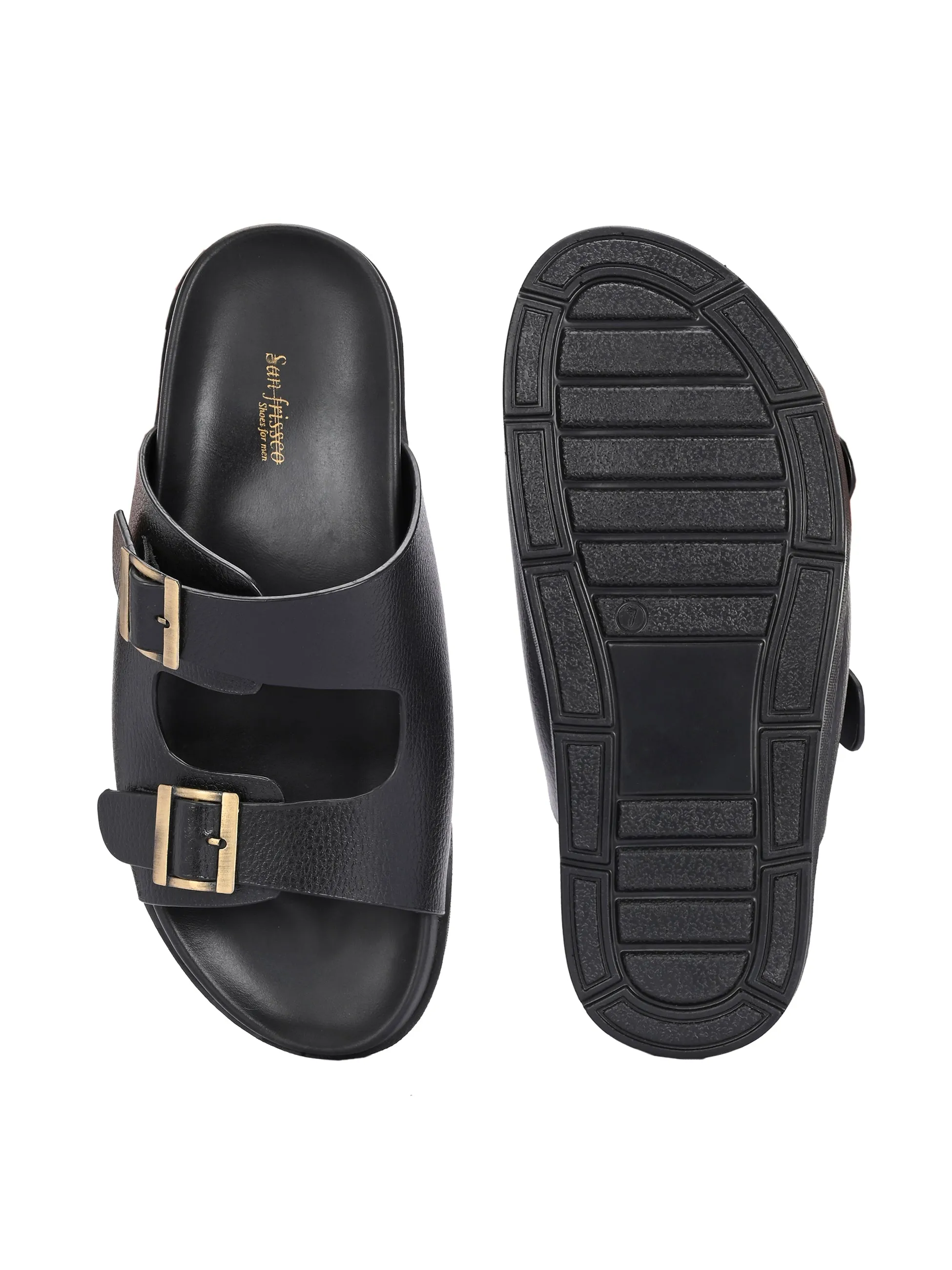 Brick Black Recovery Sandals