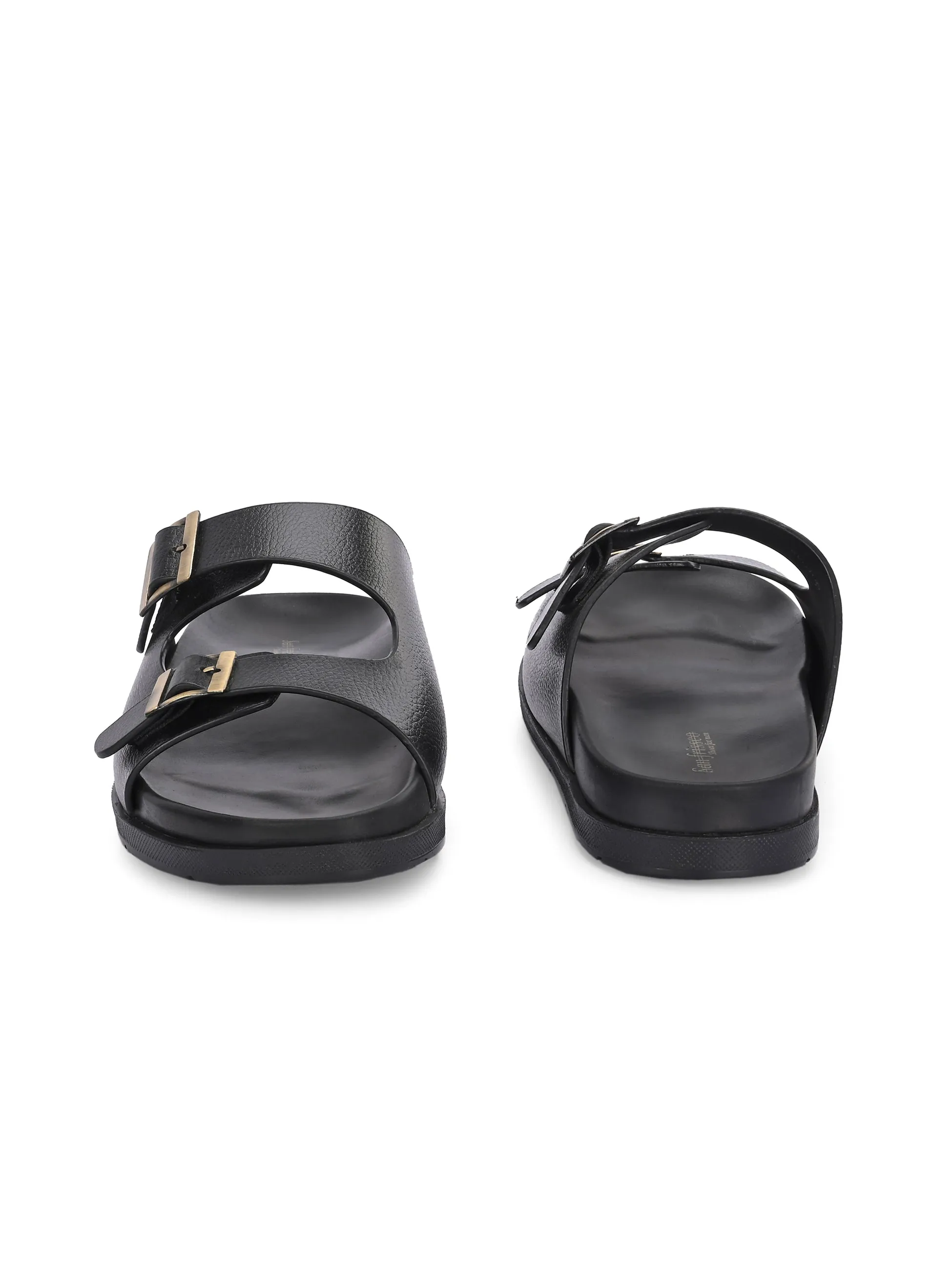 Brick Black Recovery Sandals