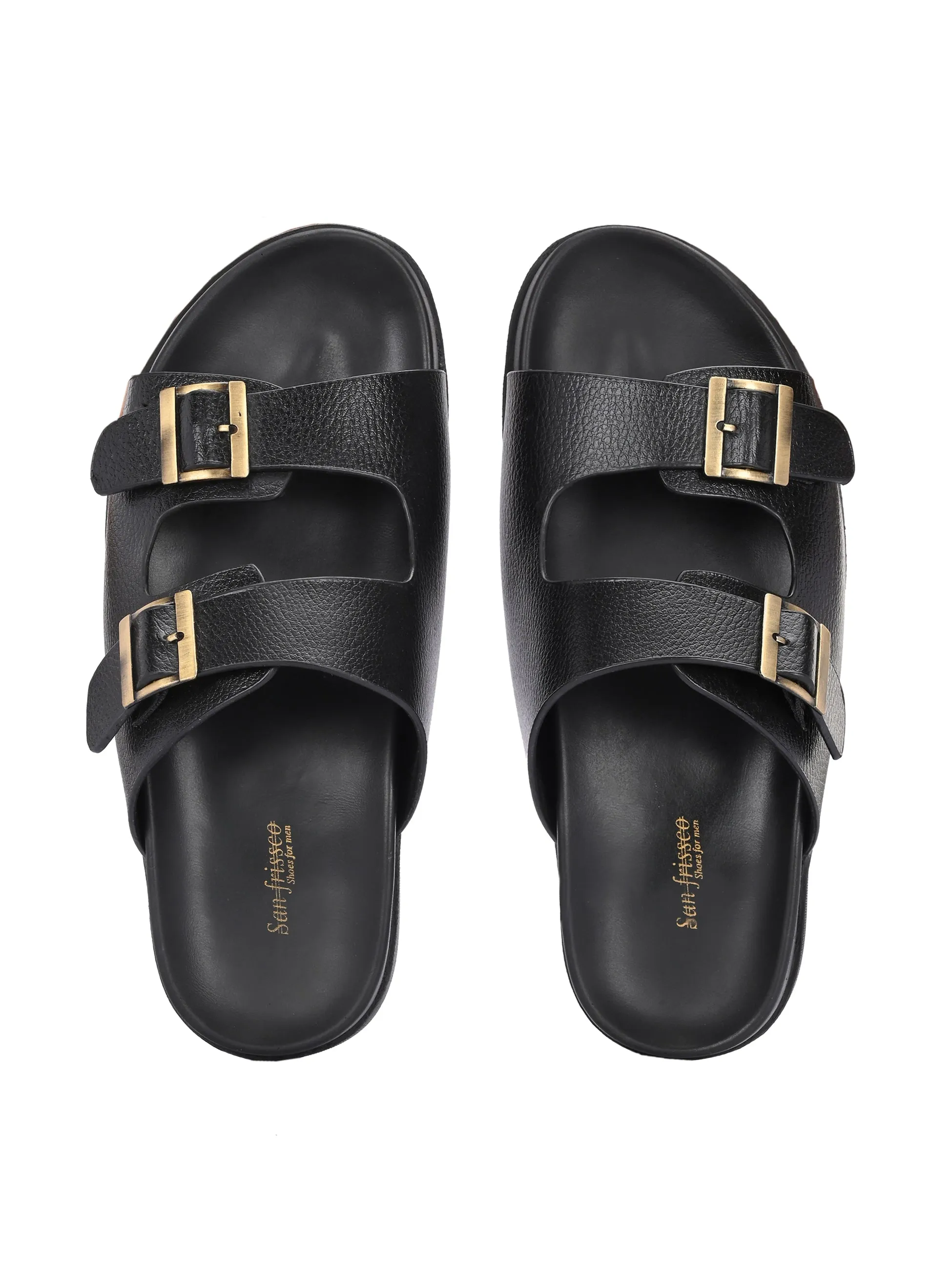 Brick Black Recovery Sandals