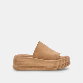 CANAL SANDALS TAUPE SUEDE