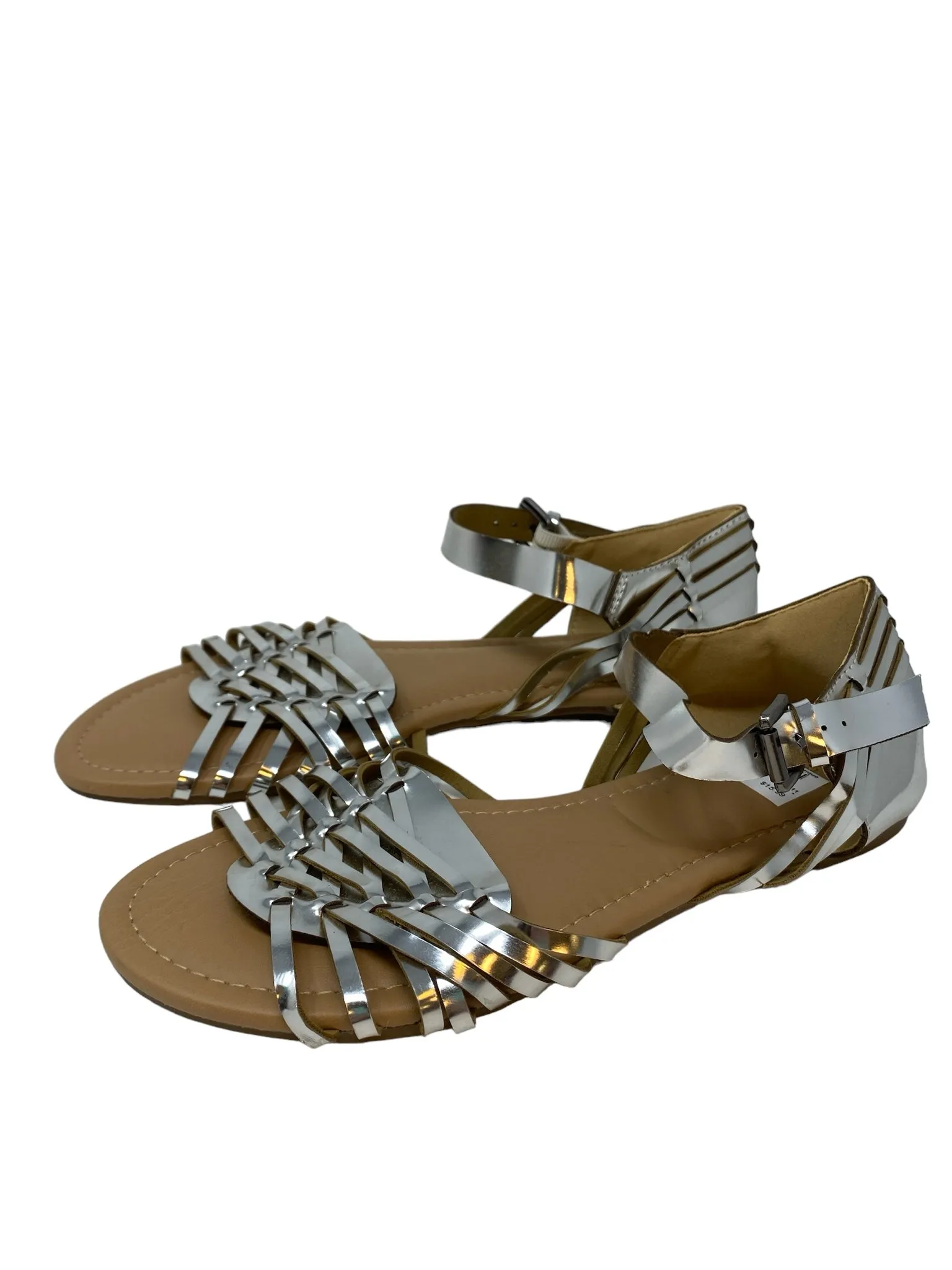 Cato Women Size 10 Silver Sandals