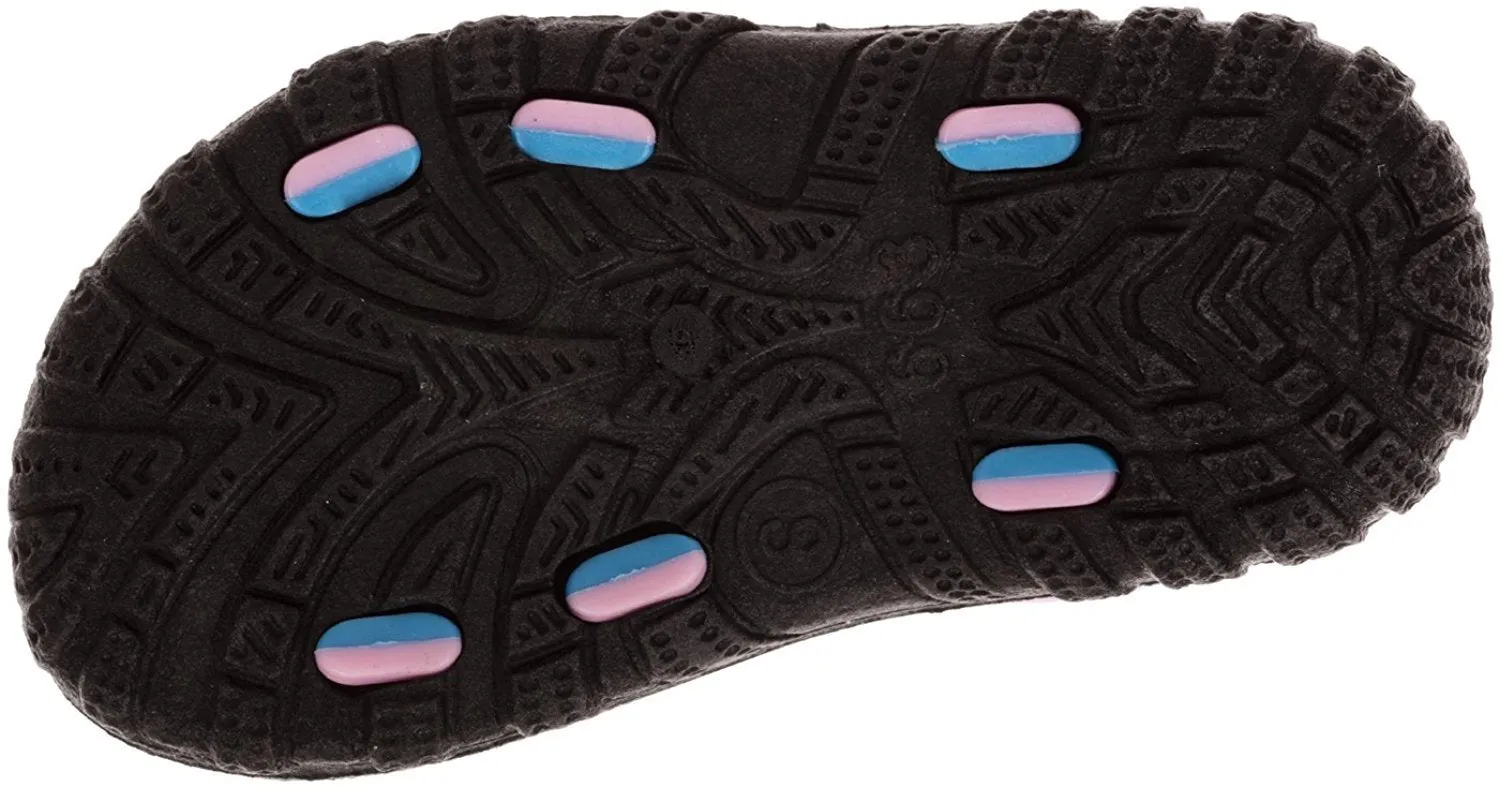 Chatties Toddler Girls Velcro Strap Sandals - Turquoise, Size 11 / 12 (More Colors and Sizes Available)