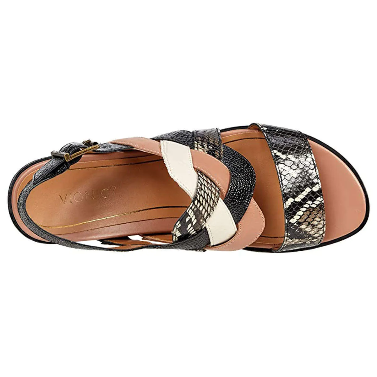 Citrine Kendra Leather Women's Slingback Sandals