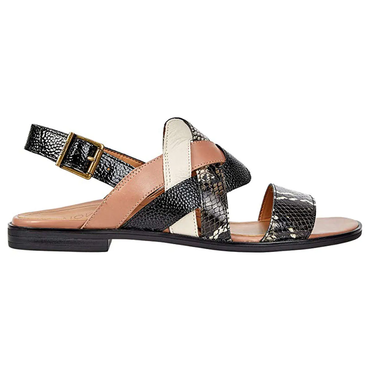 Citrine Kendra Leather Women's Slingback Sandals