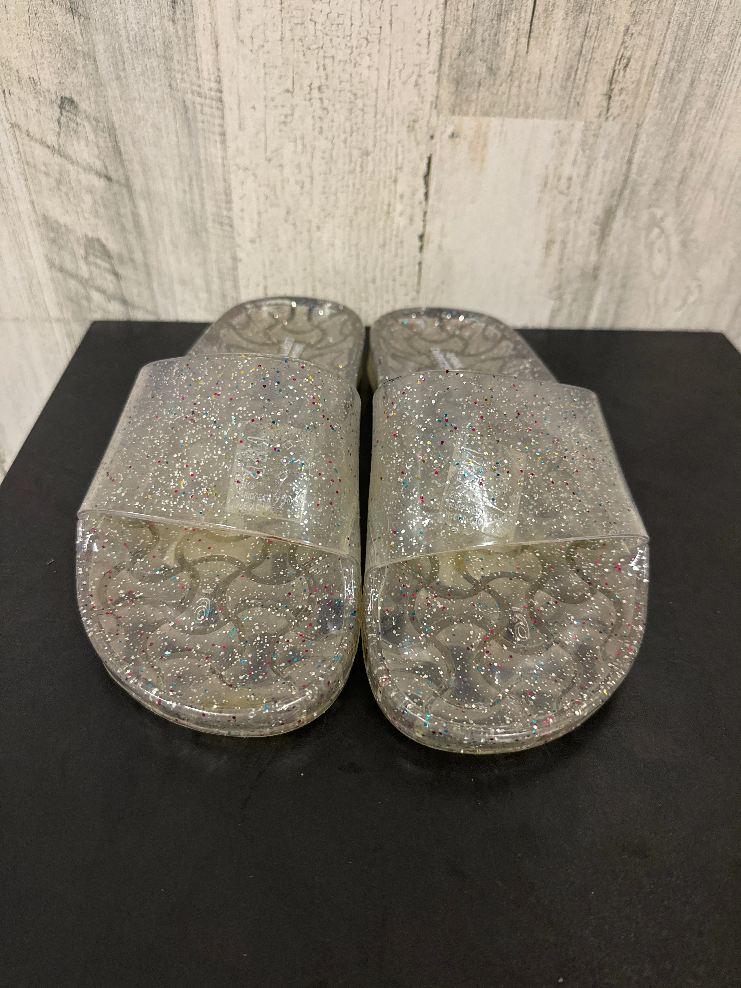 Clear Sandals Flats Urban Outfitters, Size 9