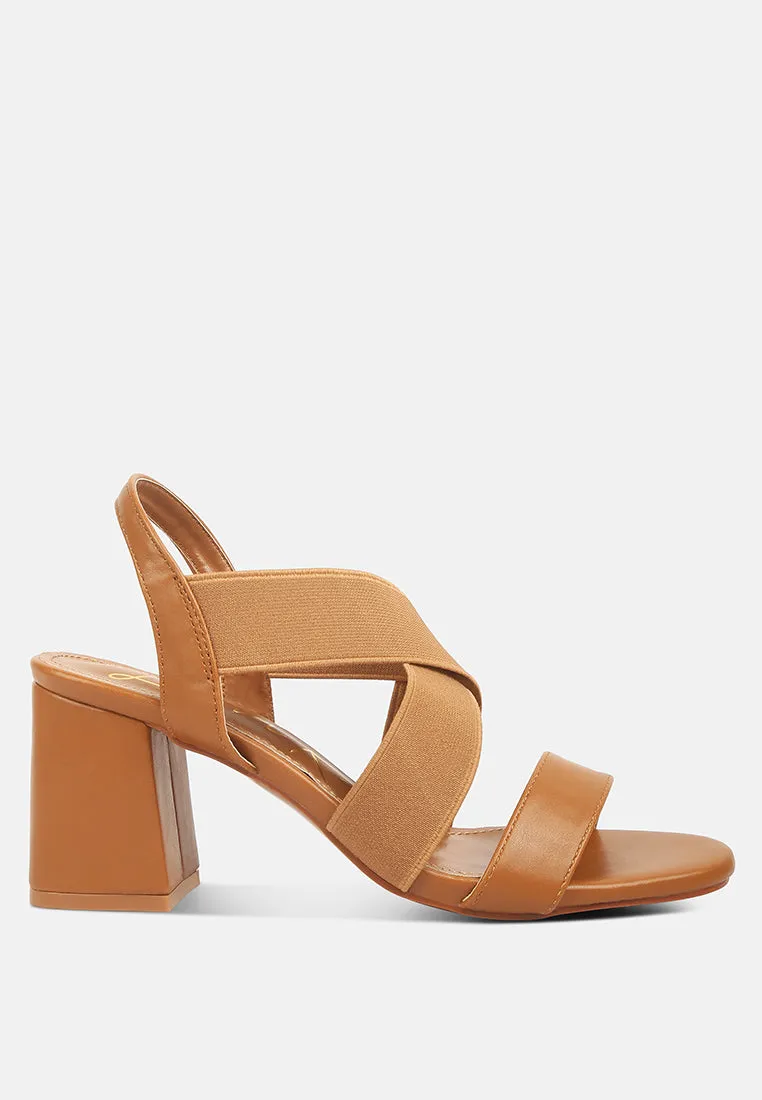 Comfortable Straps Block Heel Sandals