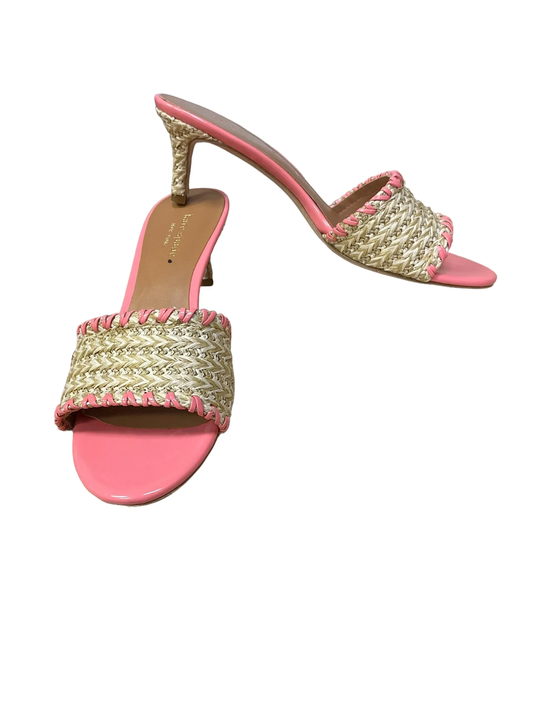 Coral Sandals Designer Kate Spade, Size 8