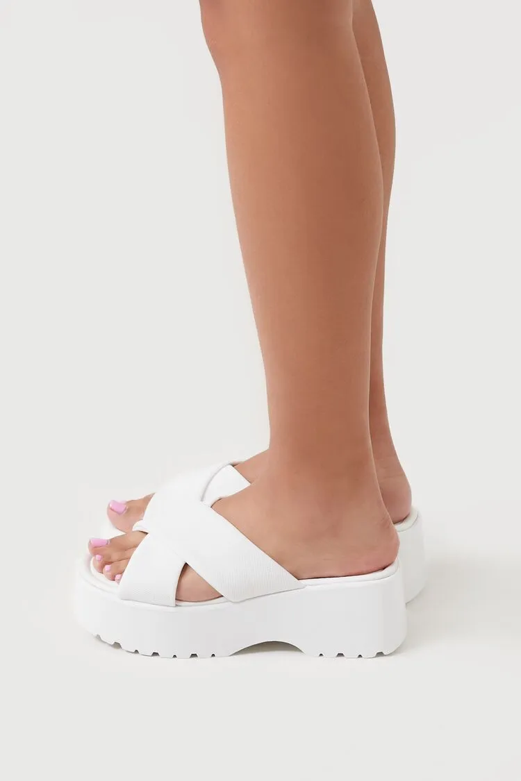 Crisscross Flatform Sandals