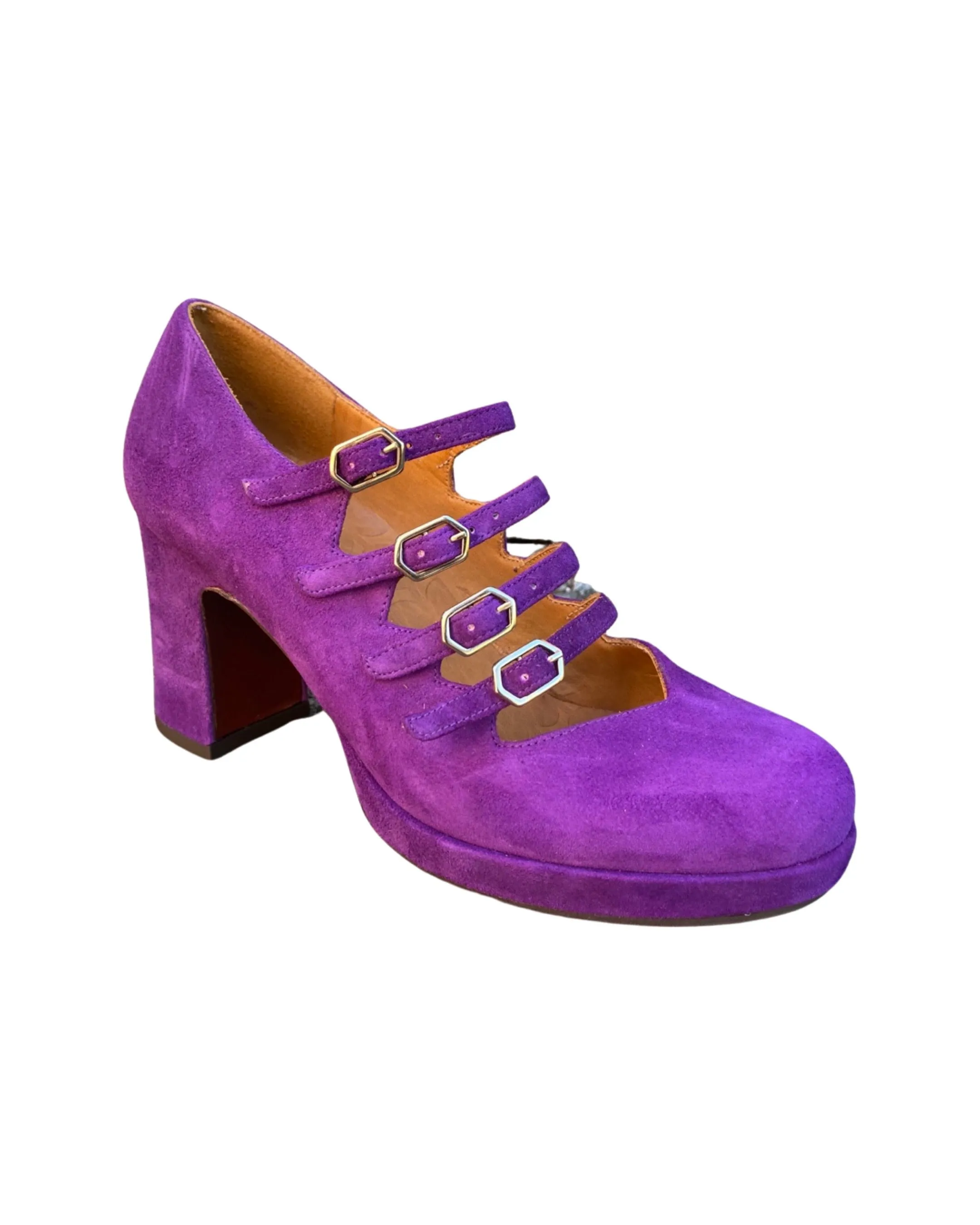 Dalila Purple Platform Heel