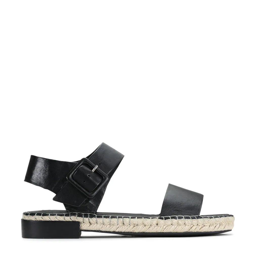 Espy Leather Espadrille Sandals