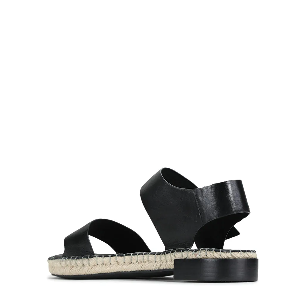 Espy Leather Espadrille Sandals