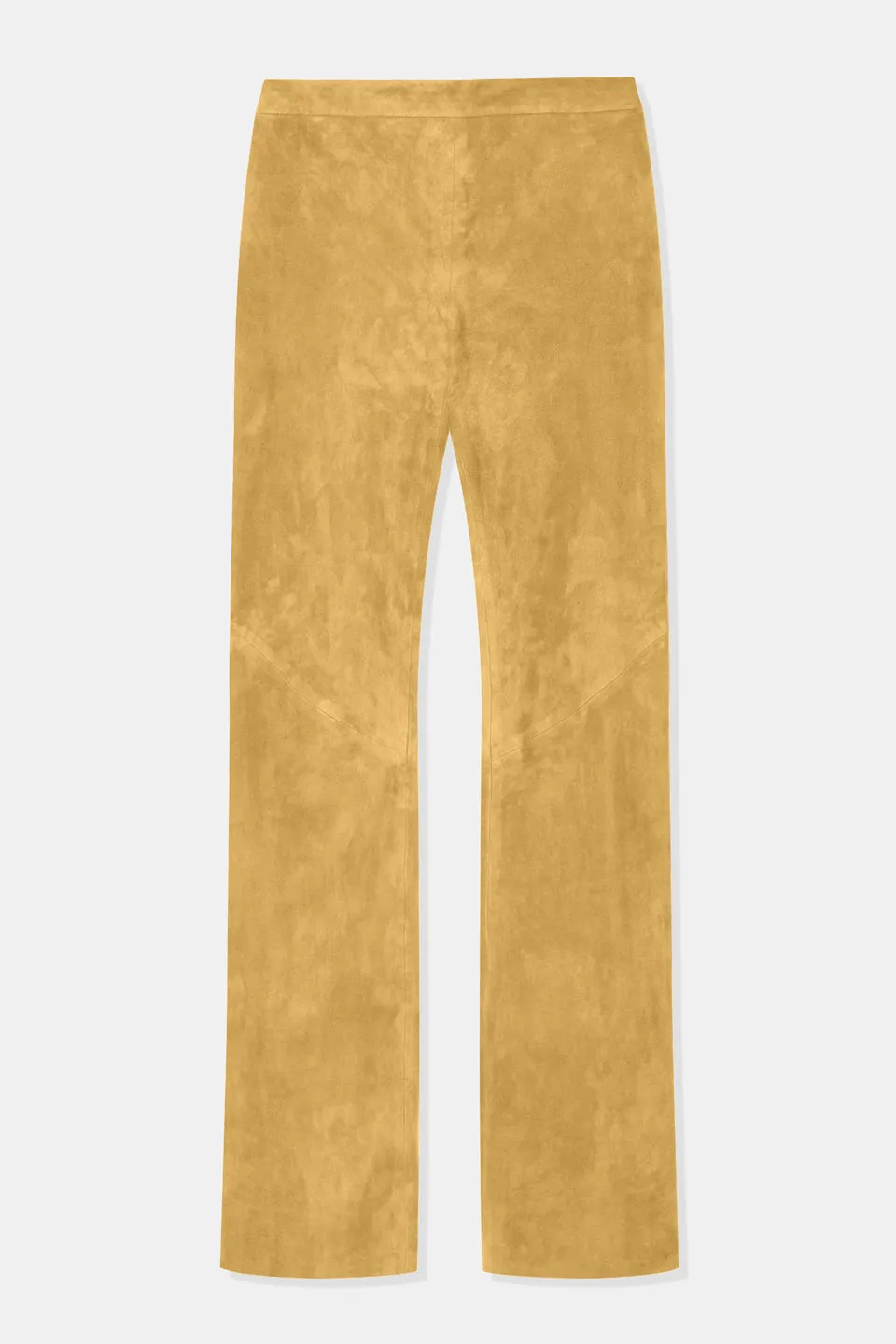 Farrah Suede Trousers - Mustard