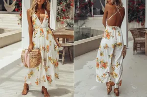 FLORAL WHITE… OH SO RIGHT JUMPSUIT