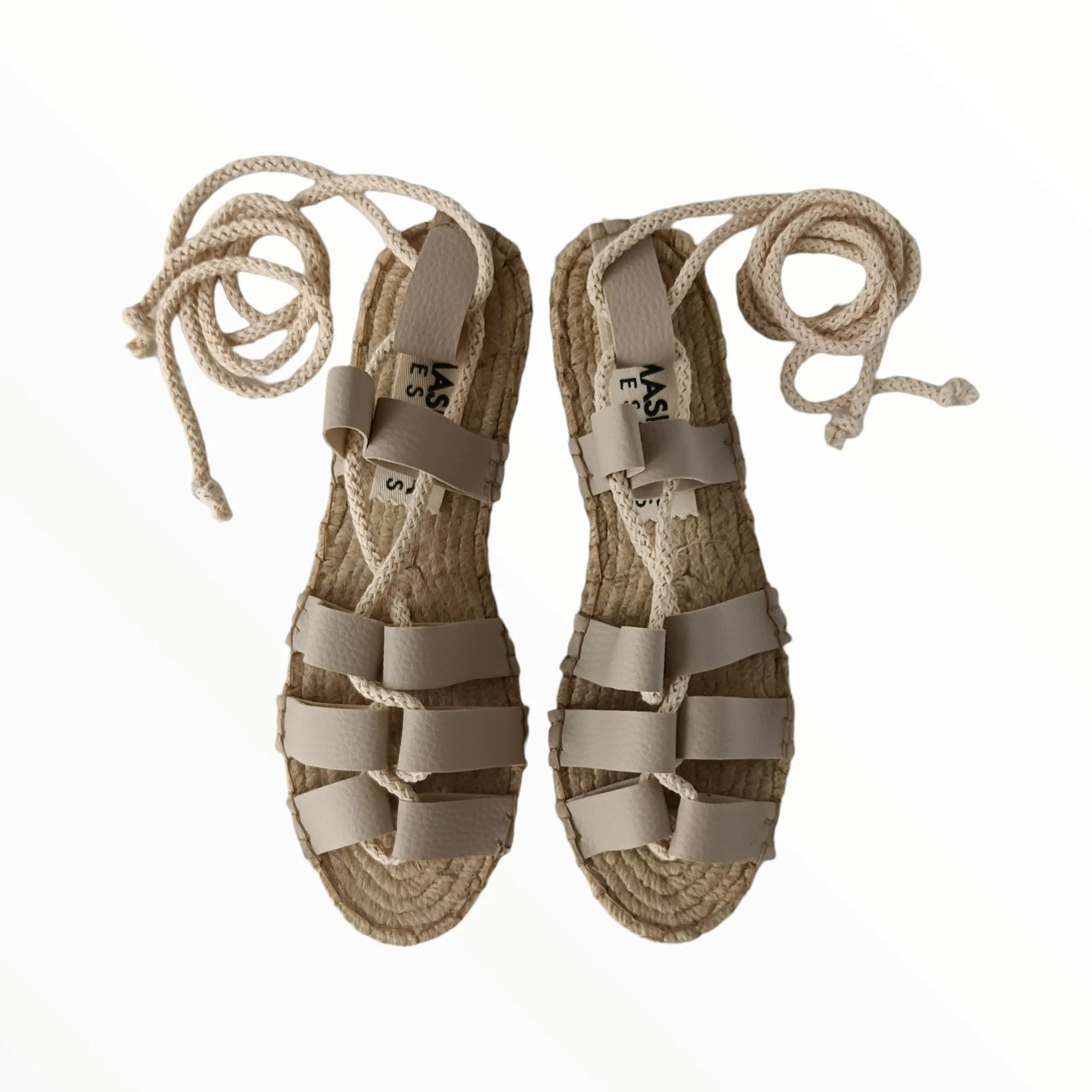 Gladiator Sandals - Vegan Leather - Off-White - Classic Sole