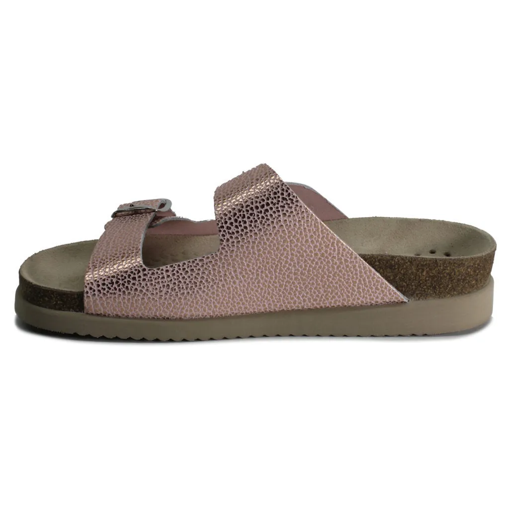 Harmony Full Grain Leather Women's Slide Sandals