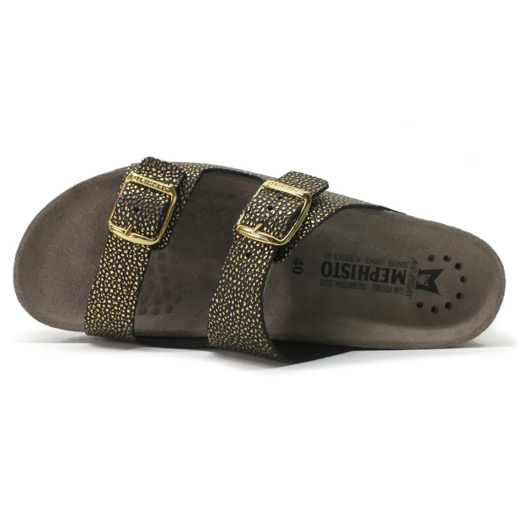 Harmony Full Grain Leather Women's Slide Sandals