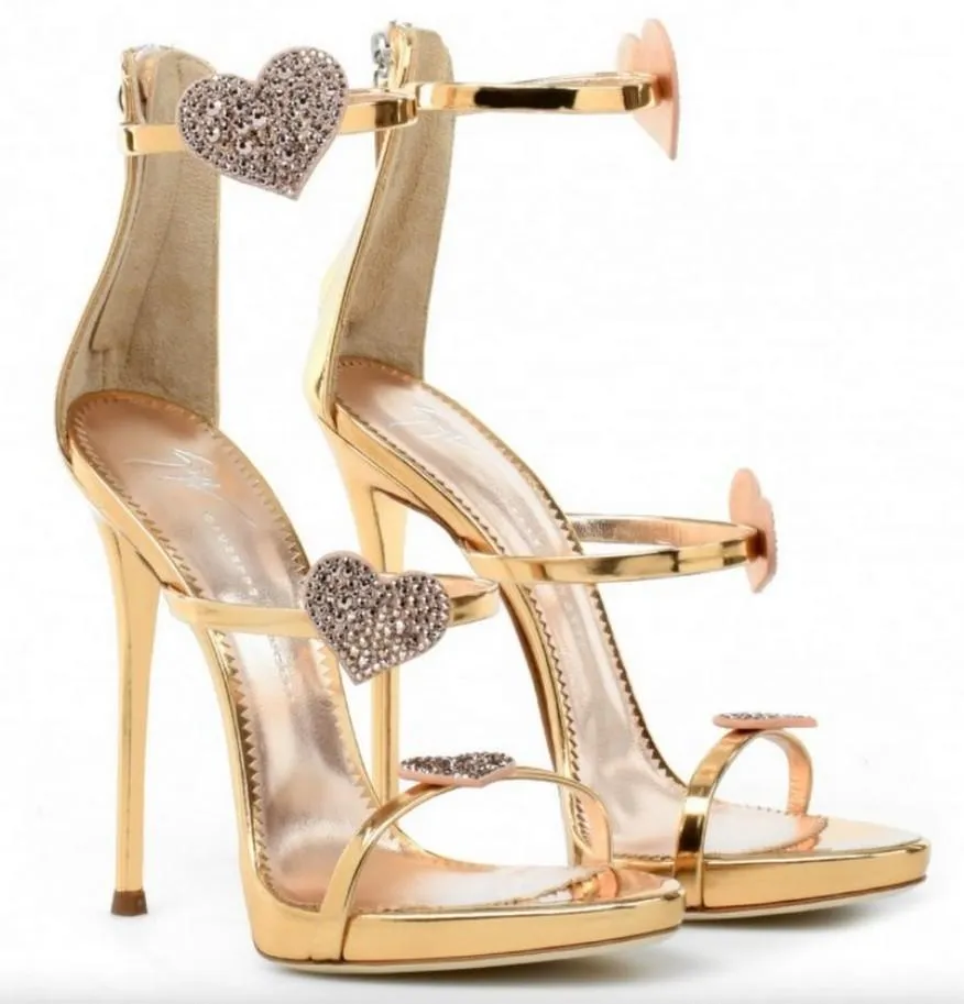 'Harmony' Love Sandals - Gold