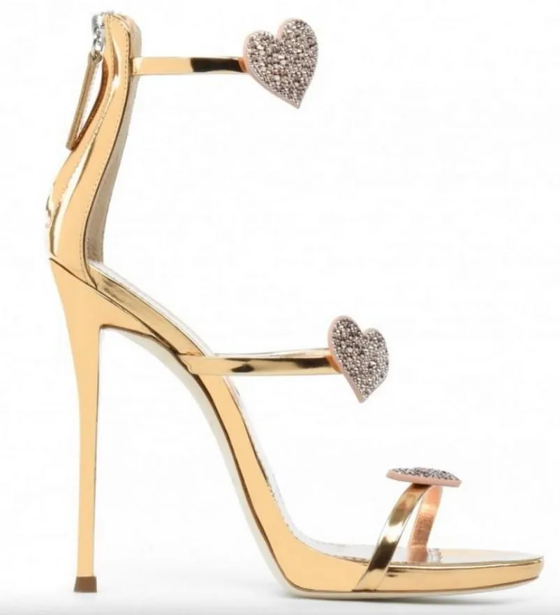 'Harmony' Love Sandals - Gold