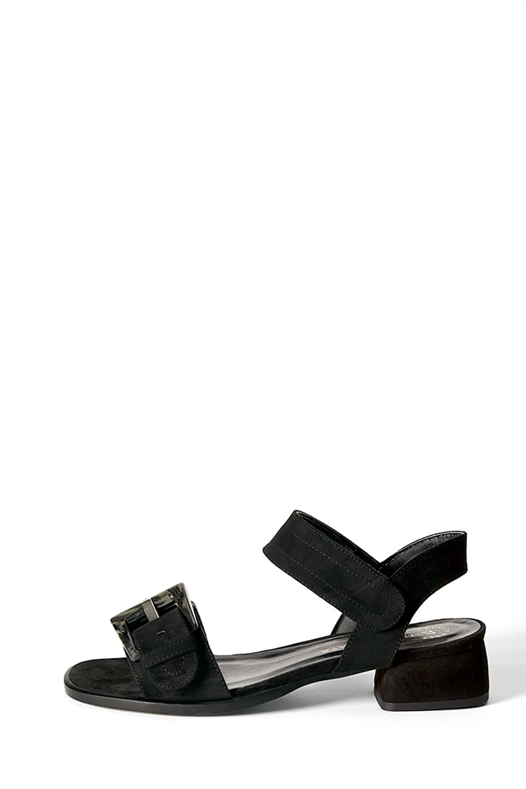 hilary black suede