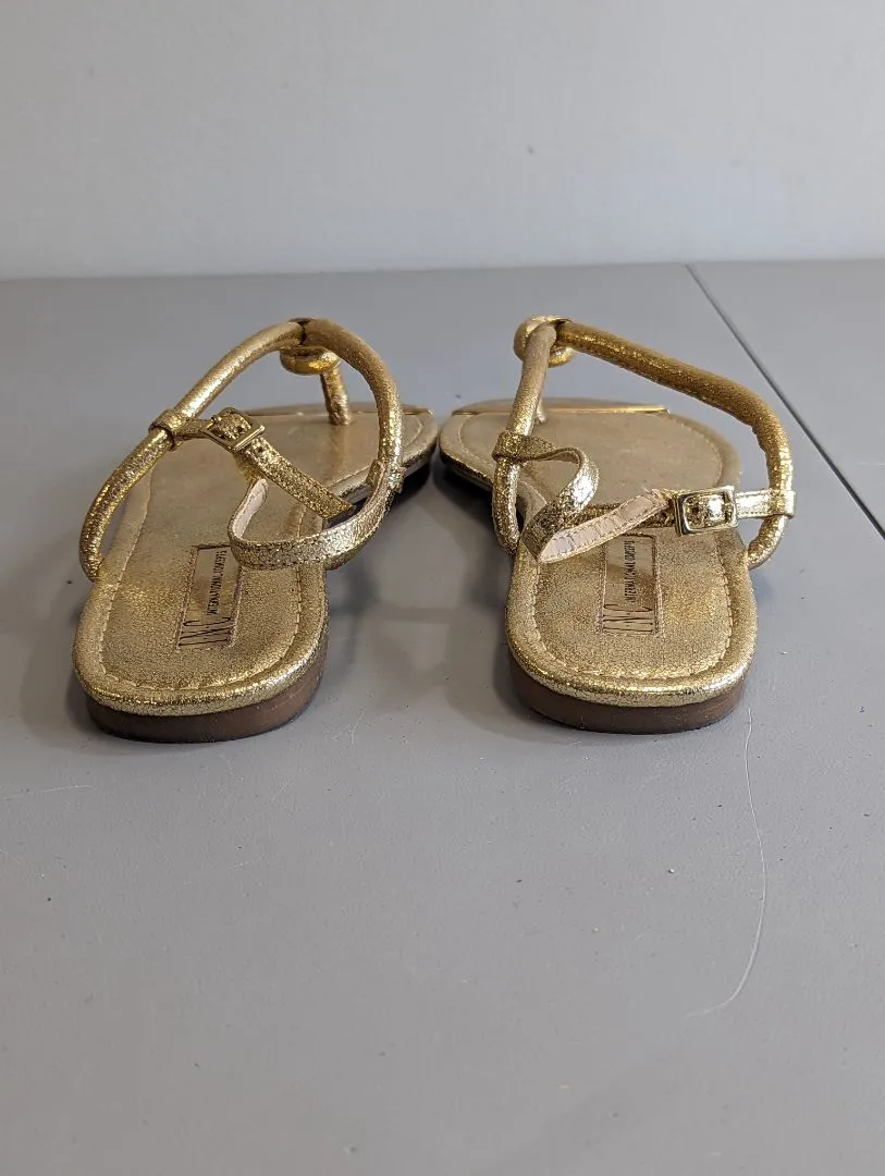 INC Gold Sandals (7)