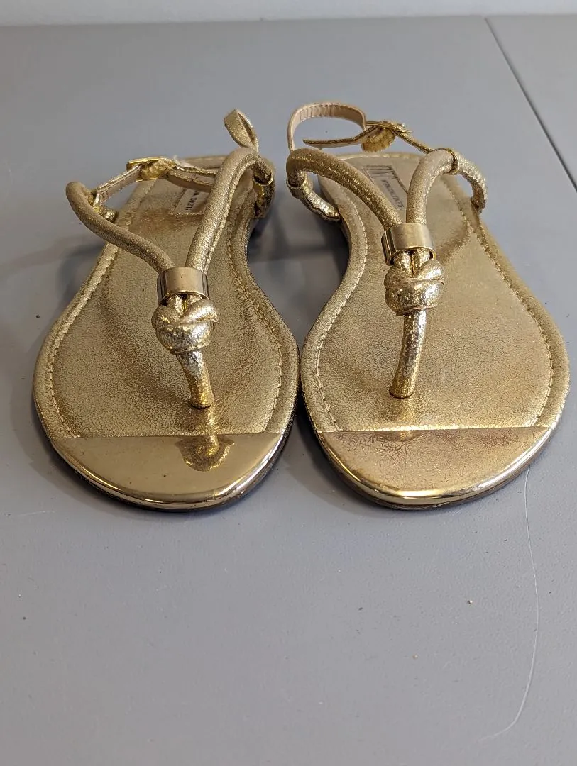 INC Gold Sandals (7)