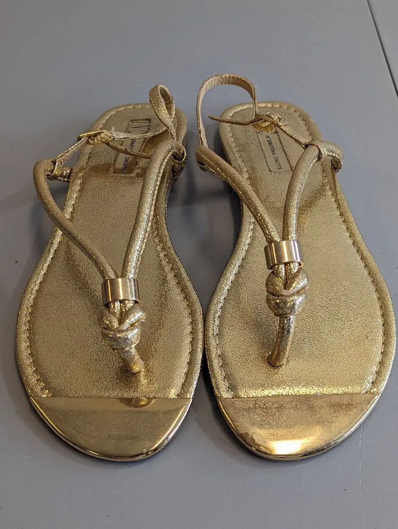 INC Gold Sandals (7)