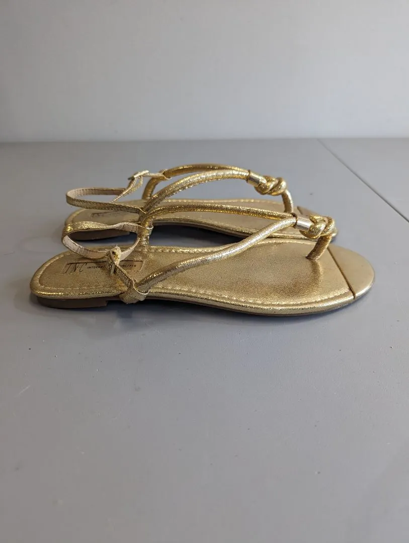 INC Gold Sandals (7)