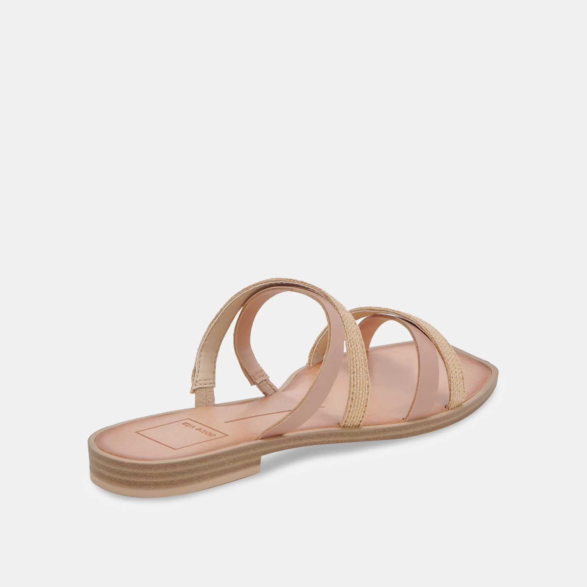 IRVING SANDALS NATURAL MULTI RAFFIA