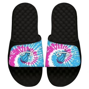 ISlide Miami Heat Tie Dye Logo Sandals