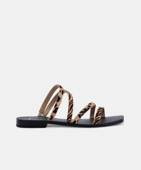 IZABEL SANDALS LEOPARD MULTI CALF HAIR