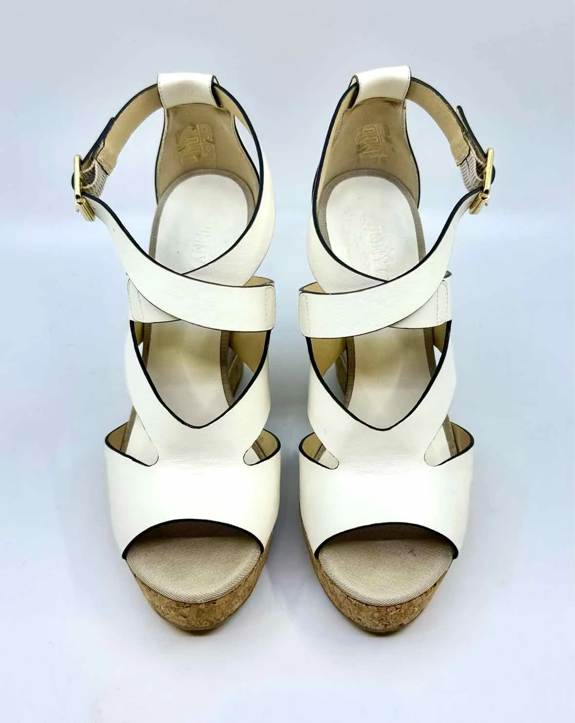 JIMMY CHOO Wedge Sandals | Size 7.5