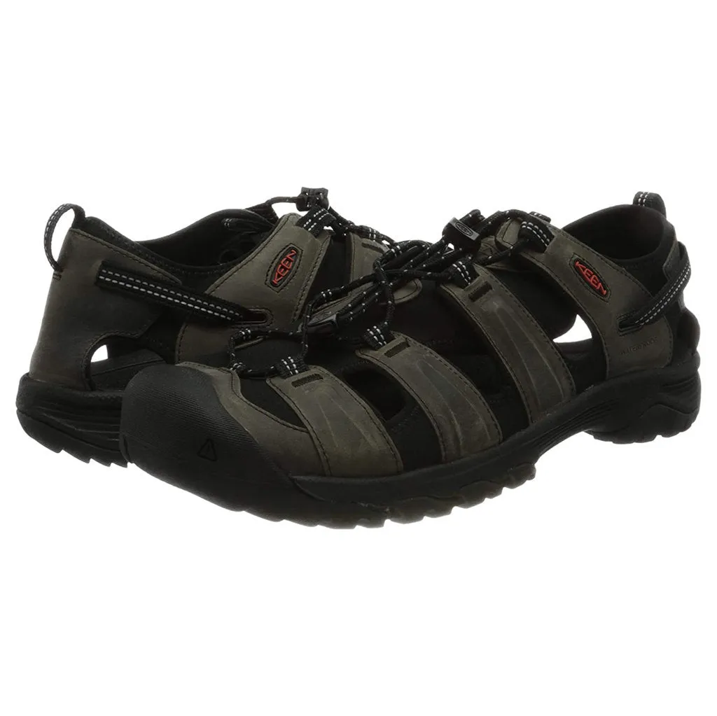 Keen Mens Sandals Targhee III Outdoor Lace-Up Leather Synthetic Textile - UK 10