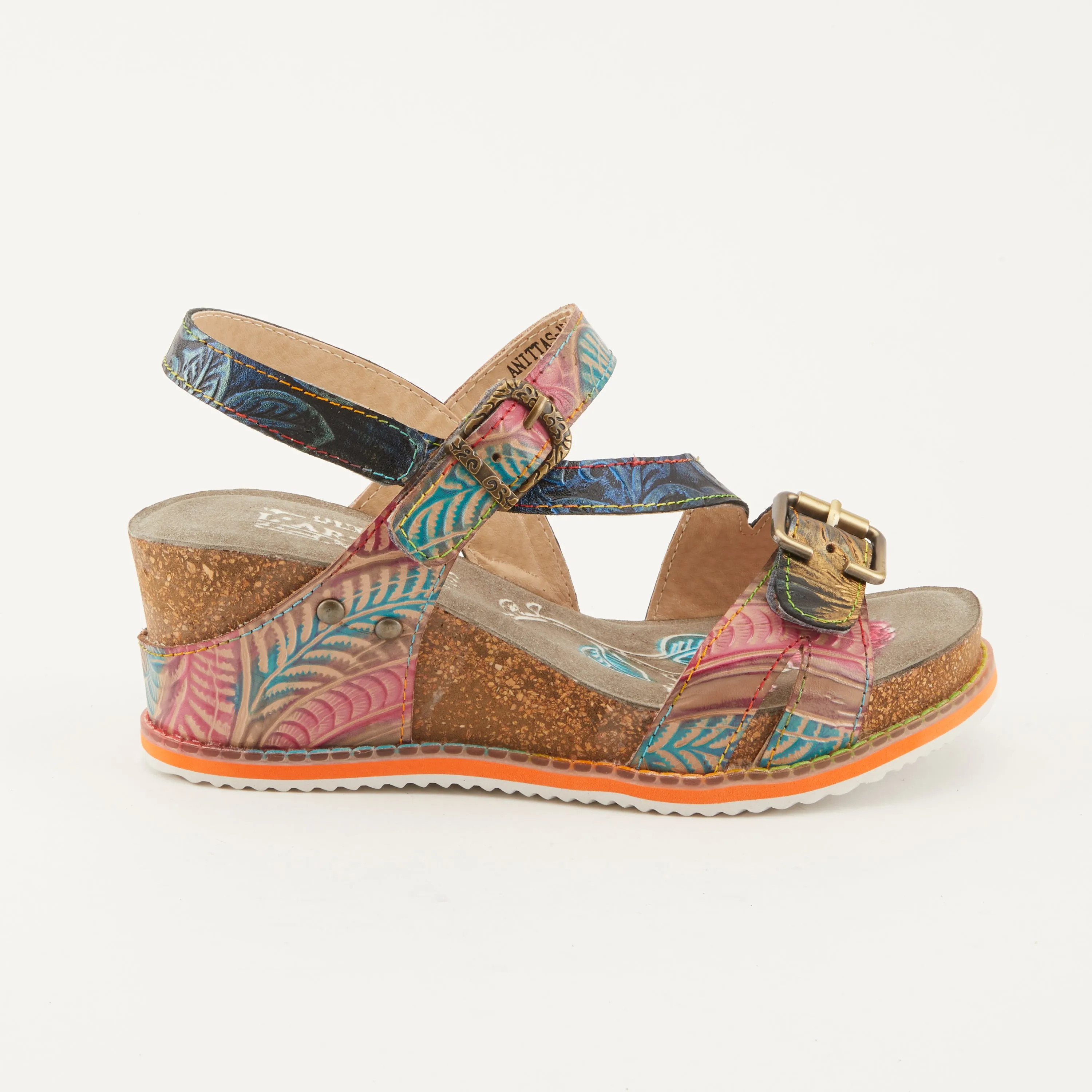 L'ARTISTE ANITTAS WEDGE SANDALS