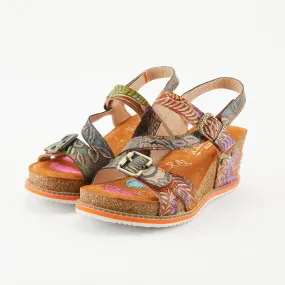 L'ARTISTE ANITTAS WEDGE SANDALS