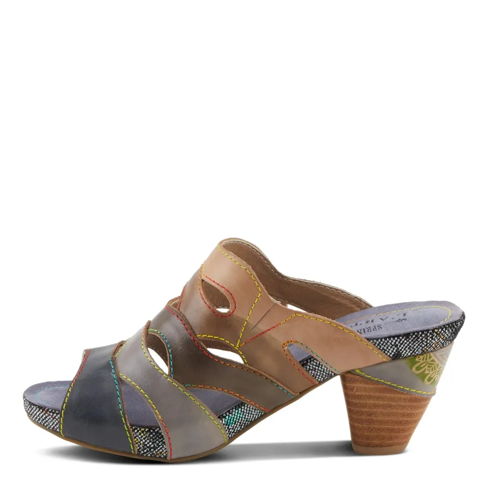 Womens Pita Black Multi by LArtiste by Spring Step - Stylish and Versatile Footwear