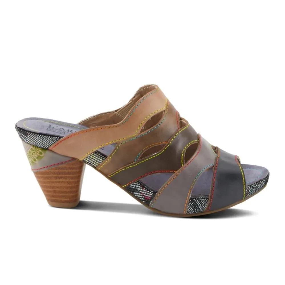 Womens Pita Black Multi by LArtiste by Spring Step - Stylish and Versatile Footwear