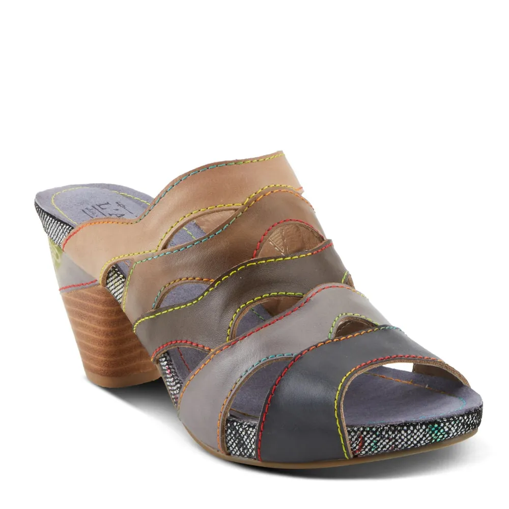 Womens Pita Black Multi by LArtiste by Spring Step - Stylish and Versatile Footwear