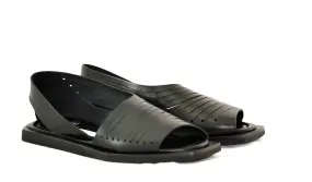 LAST PAIR 36- ROMAN HOLIDAY BLACK SANDALS