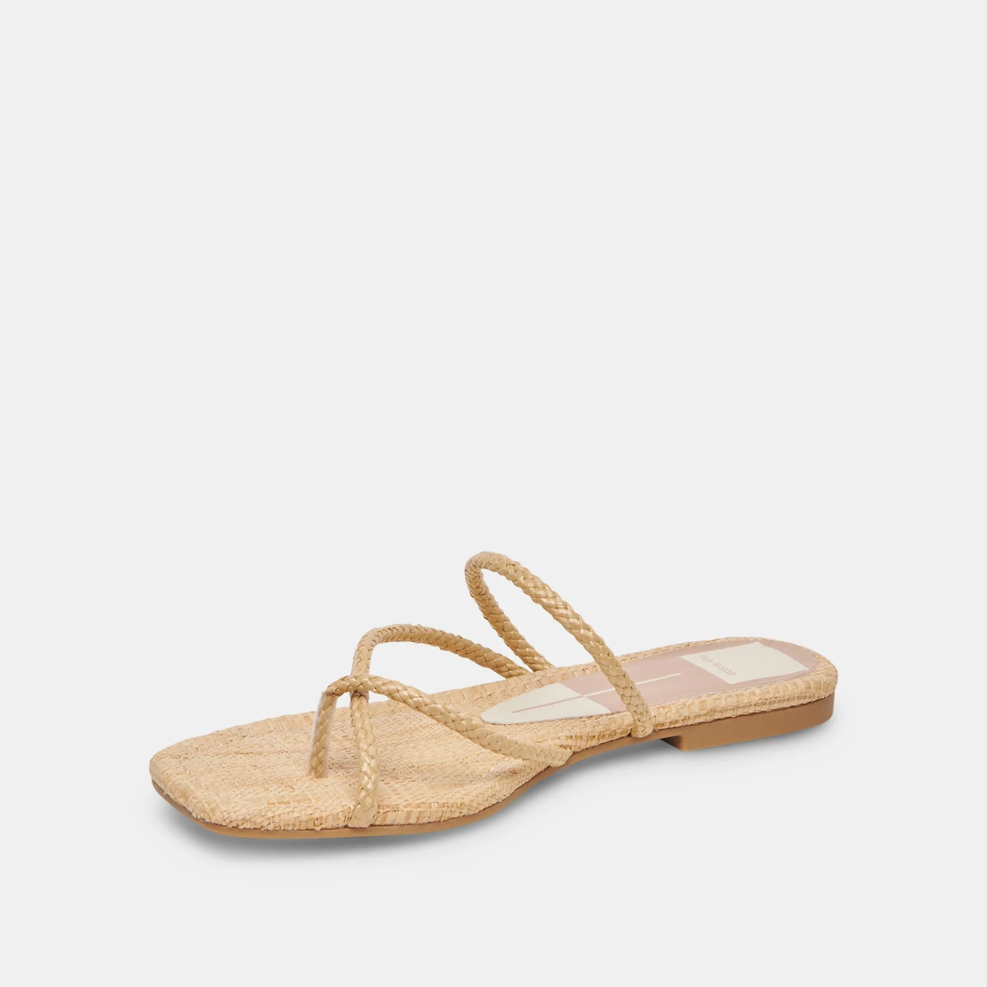 LEANNA SANDALS LT NATURAL RAFFIA