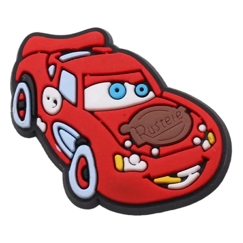 Lightning McQueen Flo Boys Favorite Sandals Shoe Buckle Charms Cars Decorations Gift