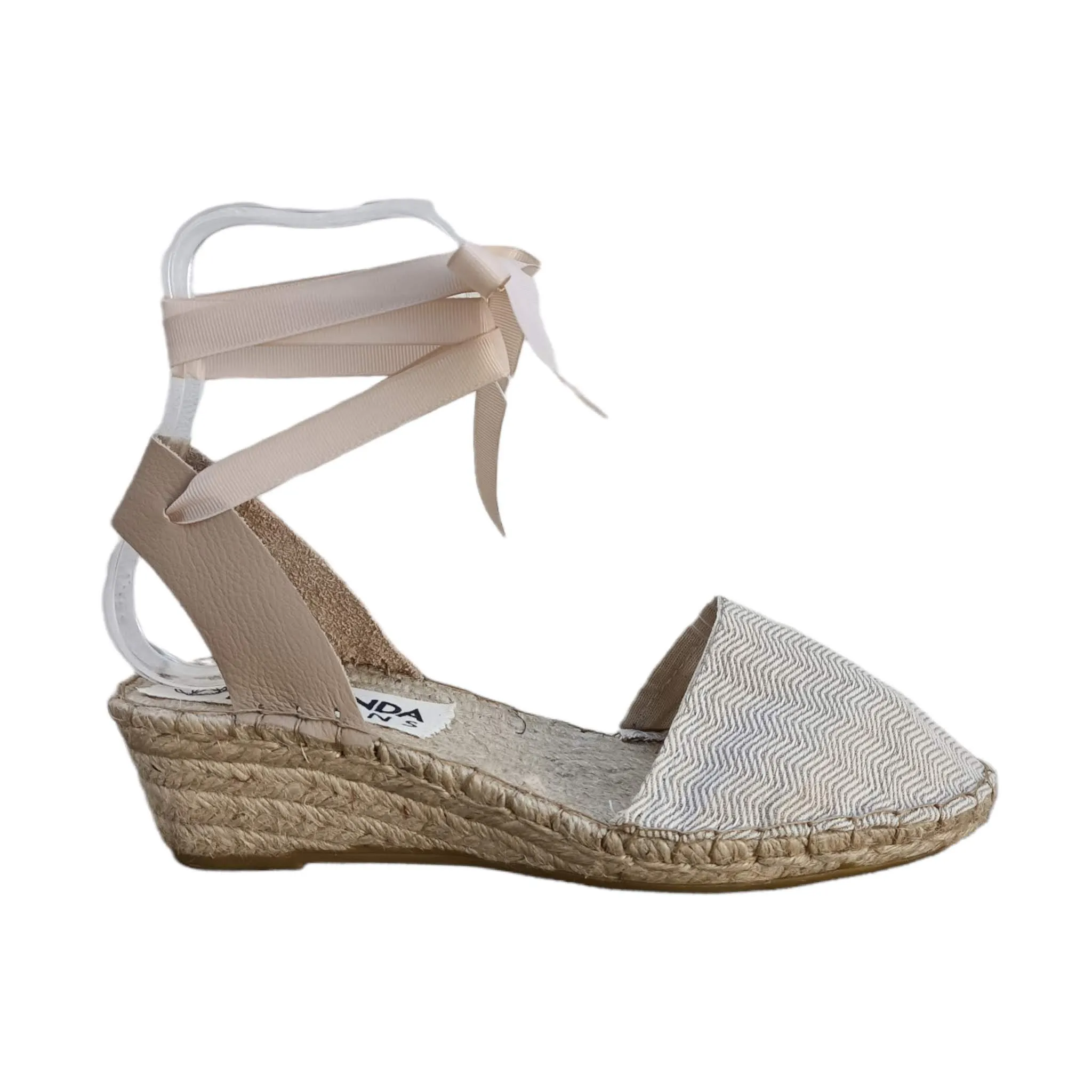 Low Wedge Espadrilles - Herringbone