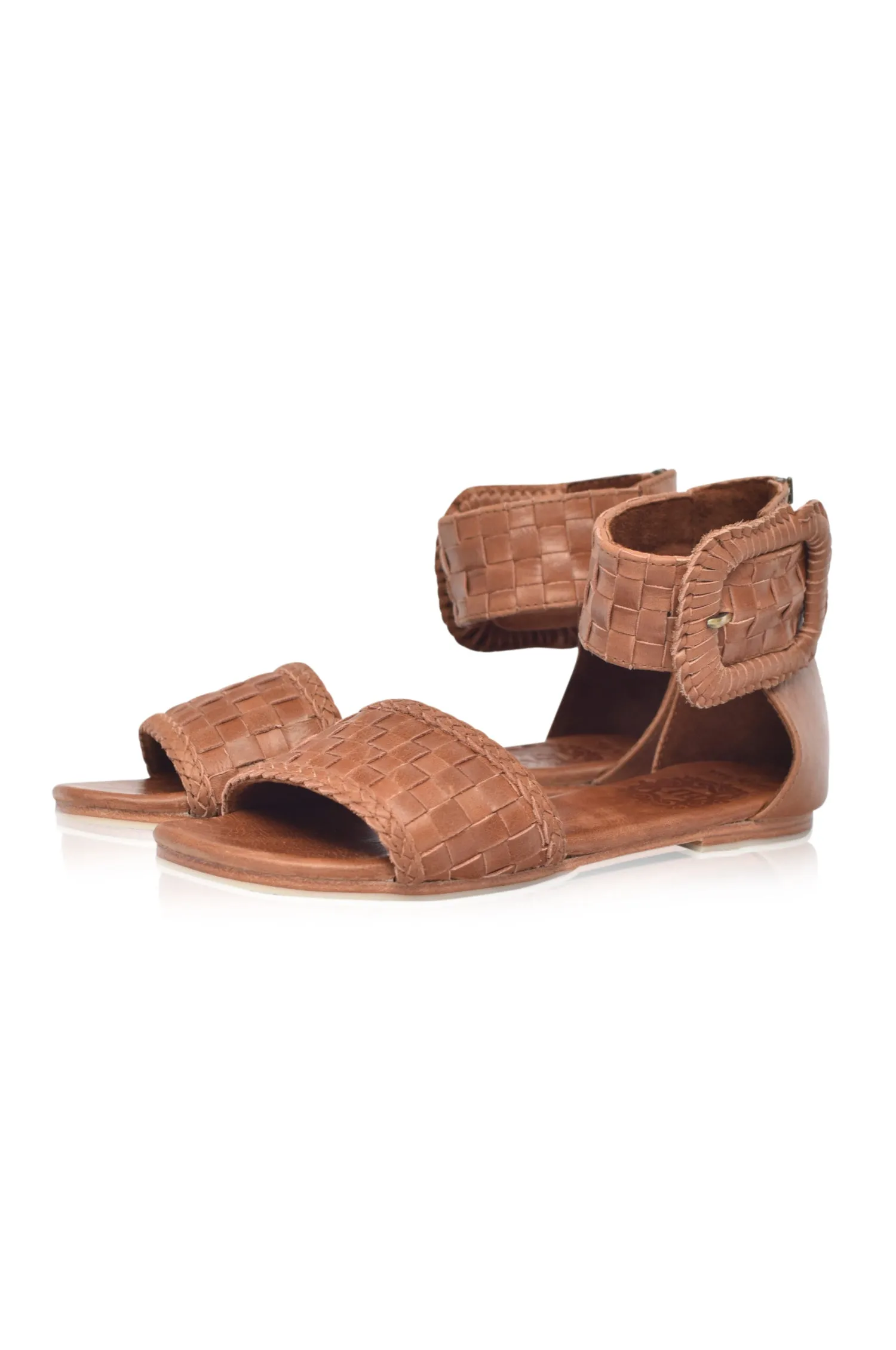 Madagascar Woven Leather Sandals