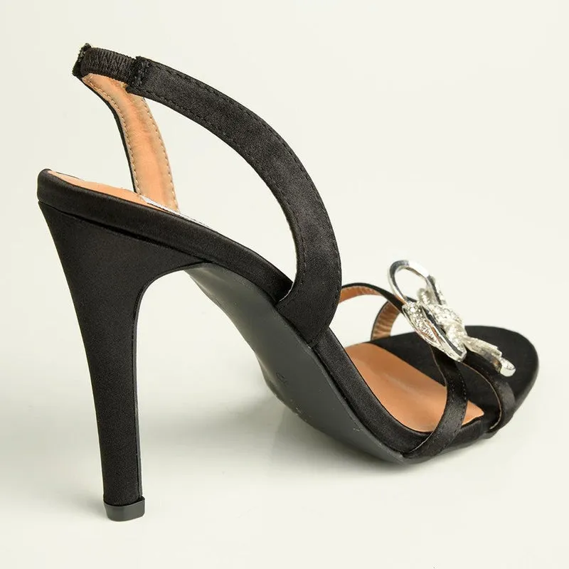 Madison Liza Heel Sandals - Black