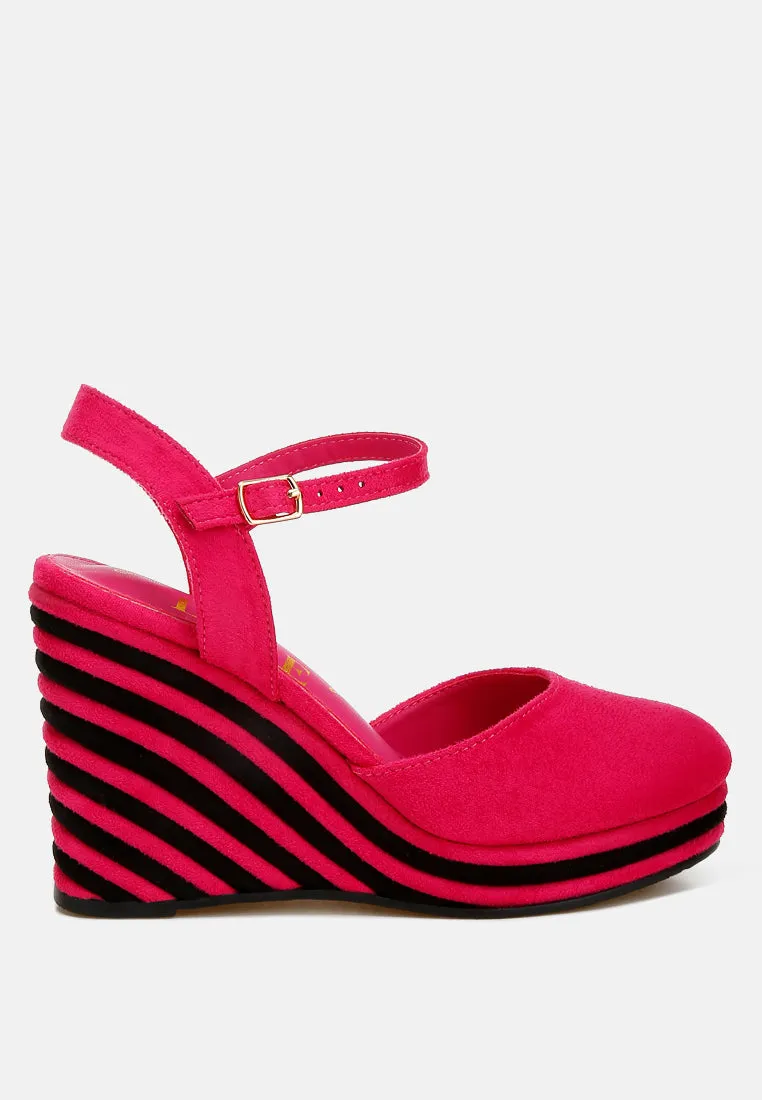 Manifest Dual Tone Wedge Sandals