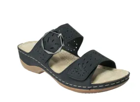 Margaret Double Velcro Slide