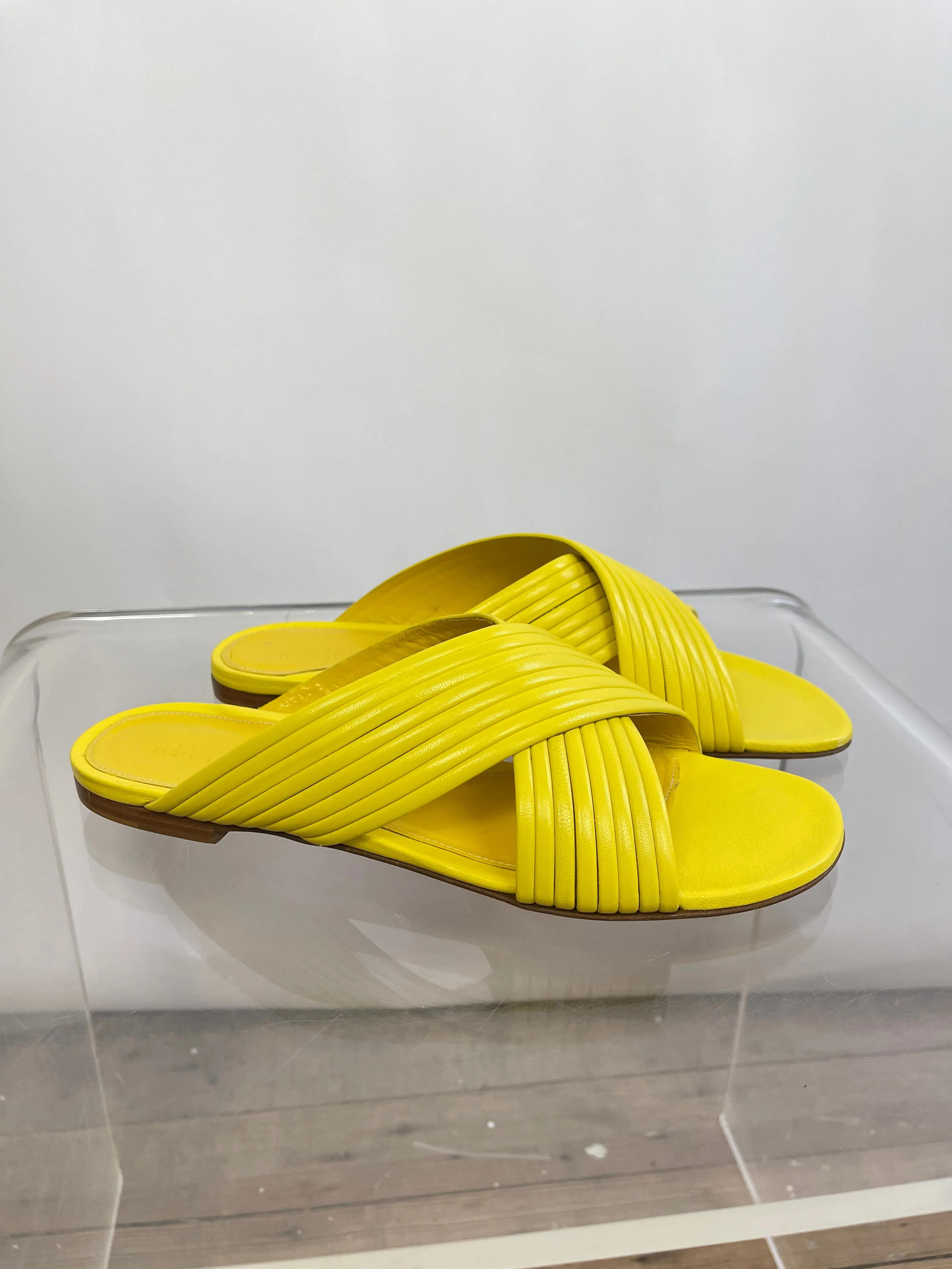 Marion Parke Yellow "Jillian" Sandals (36.5, 37.5)